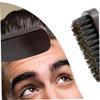 ASAKKURA Natural Bristle Beard Brush for Men Portable Beard Comb Mustache Brush view 2