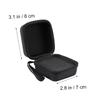 BELLIFFY 1pc Essential Oil Roller Bottle Case Slots for Bottles Eva Storage Bag Strong Zipper Portable Protection Organizer for Essential Oils Black view 2