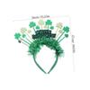 TINEASUR Shamrock Headband Festive Irish Holiday Hair Accessory for Patrick Day Celebrations Comfortable -day Wear for Events and Parties Enchanting Headpiece view 2