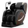 Massage Chair Full Body, Zero Gravity Massage Chair Recliner with Air Pressure, 6 Fixed Massage Rollers, Heating, Foot Roller, Bluetooth Speaker, for Home Office Men Women (Brown) view 1