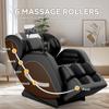 Massage Chair Full Body, Zero Gravity Massage Chair Recliner with Air Pressure, 6 Fixed Massage Rollers, Heating, Foot Roller, Bluetooth Speaker, for Home Office Men Women (Brown) view 3
