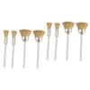 Beatifufu 8pcs Copper Wire Brush Nail Drill Bit Cleaner for Deep Cleaning Manicure Tools Ergonomic Design for Professional Home Use Extends Life of Nail Drills view 1