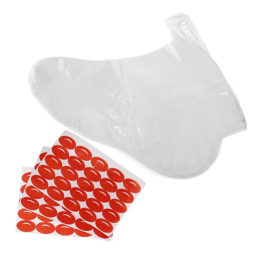 Ipetboom Shoe Trying-on Covers for Feet Care Disposable Foot Covers Moisturize Use for Foot Mask Random