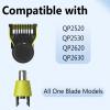 Senenatur Adjustable Guide Comb for One Blade QP2520 QP2530 QP2620 QP2630 & Nose Trimmer Replacement Head Blade for One Blade, Accessories for One Blade view 2