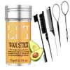 LFuTPm Wax Stick for Hair - Nourishing Styling Paste for Flyaway Control & Smooth Hairstyles | Slick Stick for Women, Teen Girls & Kids | with Slick Back Brush & Styling Tools Set view 1