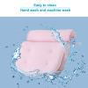 Bath Pillow, 3D Air Mesh Bathtub Spa Pillow Bath Backrests Pillows with 6 Suction Cups, Head, Back And Shoulder Support, Fits All Smooth Bathtub view 2