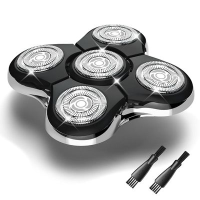 1Pack Shaver Replacement Head Compatible with Remington Balder Pro Head Shaver ModelSPR-XR7000,with 2 Sweeping Brush