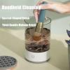 Cosmetic Brush Cleaner, Waterproof Automatic Makeup Brush Cleaner for Makeup Brush Set (Plug-in,2PCS-C) view 2