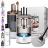 Electric Makeup Brush Cleaner, Cosmetic Brush Cleaner with Brush Clean Mat,Quick Efficient Machine for Deep Cleaning All Types of Brushes for Makeup Lovers & Professionals (Charging,2PCS-A) view 1