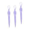 IWOWHERO 9pcs Stainless Steel Eyebrow Compact Eyebrow Trimmers for Precise Shaping Lightweight Beauty Tools for Women Travel-Friendly Design Transparent view 3