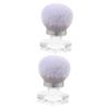 OSOLADY 2pcs Multi-use Makeup Brush Handle Portable Cosmetic Powder Brush for Nail Dust Cleaning Small for Home and Travel and Easy to Use Makeup Tool view 1