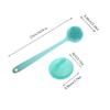 ADOCARN Silicone Massage Back Brush Long Handle Bath Brush Body Exfoliator Scrubber Mat Cleaning Tool for Showering view 2