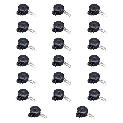 harayaa 20x Perm Bar Wire Hanging Box, Hair Curling Machine Fittings Wire Hanging Hook for Hairdresser, Black A