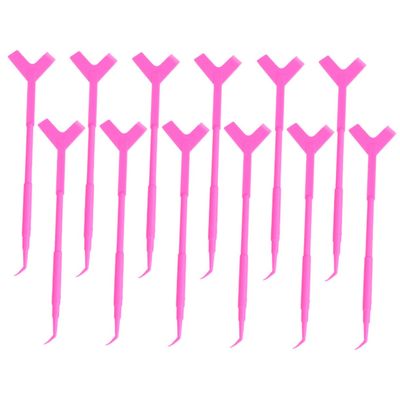 ADOCARN 12pcs Perming Lift Rods Separator Kit Lash Brush for Curling Beauty Tools