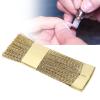 Art Bits Brush, Bit Metal Cleaner Brush Drill Bit Brush Drill Bit Brush Golden Color Copper Wire Drill Cleaner Manicure Accessories Practical Kit, Scrubber, Scrubber, Foil Nails Accessories For Home view 2