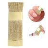 Art Bits Brush, Bit Metal Cleaner Brush Drill Bit Brush Drill Bit Brush Golden Color Copper Wire Drill Cleaner Manicure Accessories Practical Kit, Scrubber, Scrubber, Foil Nails Accessories For Home view 4