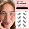 Brows by Bossy Studio & Co Temporary Eyebrow Tattoos Waterproof Eyebrow Stickers, False Tattoos Hair Like Peel Off Instant Transfer Brow chic tau view 2