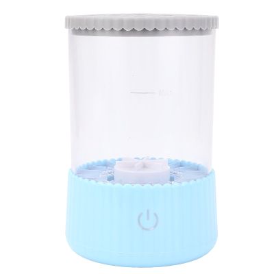 Electric Makeup Brush Cleaner 7000RPM USB Plug in, Automatic Makeup Brush Cleaner Machine and Dryer, Innovative Transparent Design, Two Cleaning Modes, Accommodate Various Brush