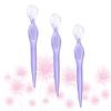 HAPINARY 9pcs Stainless Steel Eyebrow Non- Grip Portable Beauty Makeup Tools for Women Travel-Friendly Eyebrow Trimmers Transparent for Grooming and Shaping view 3