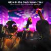 10 Pcs Light UP Scrunchies for Women: LED Hair Scrunchies Rave Hair Accessories for Girls Glow in the Dark Party Supplies Sleepover Party Favors Festival Christmas Birthday Gift view 2