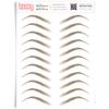 Brows by Bossy Studio & Co Temporary Eyebrow Tattoos Waterproof Eyebrow Stickers, False Tattoos Hair Like Peel Off Instant Transfer Brow defined medium brown view 1