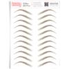 Brows by Bossy Studio & Co Temporary Eyebrow Tattoos Waterproof Eyebrow Stickers, False Tattoos Hair Like Peel Off Instant Transfer Brow defined ash brown view 1