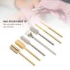 7-Piece Professional Nail Drill Set for Acrylic and Gel Nails, Electric Manicure Polish Removal and Grinding, Cuticle Drill Tips and Nail File view 3