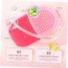 ASAKKURA Ice Facial Roller Mold Reusable Silicone Face Massage Tool for Reducing Puffiness Care Routine for Home Travel Use Pink view 2