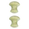 ASAKKURA 2pcs Jade Roller Gua Facial Massage Tool Neck Massager for Fine Lines Puffiness Relief and Skin Care Mushroom Design for Body Parts view 1