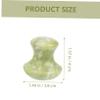 ASAKKURA 2pcs Jade Roller Gua Facial Massage Tool Neck Massager for Fine Lines Puffiness Relief and Skin Care Mushroom Design for Body Parts view 2