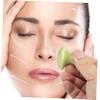 ASAKKURA 2pcs Jade Roller Gua Facial Massage Tool Neck Massager for Fine Lines Puffiness Relief and Skin Care Mushroom Design for Body Parts view 3