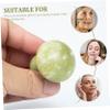 ASAKKURA 2pcs Jade Roller Gua Facial Massage Tool Neck Massager for Fine Lines Puffiness Relief and Skin Care Mushroom Design for Body Parts view 4