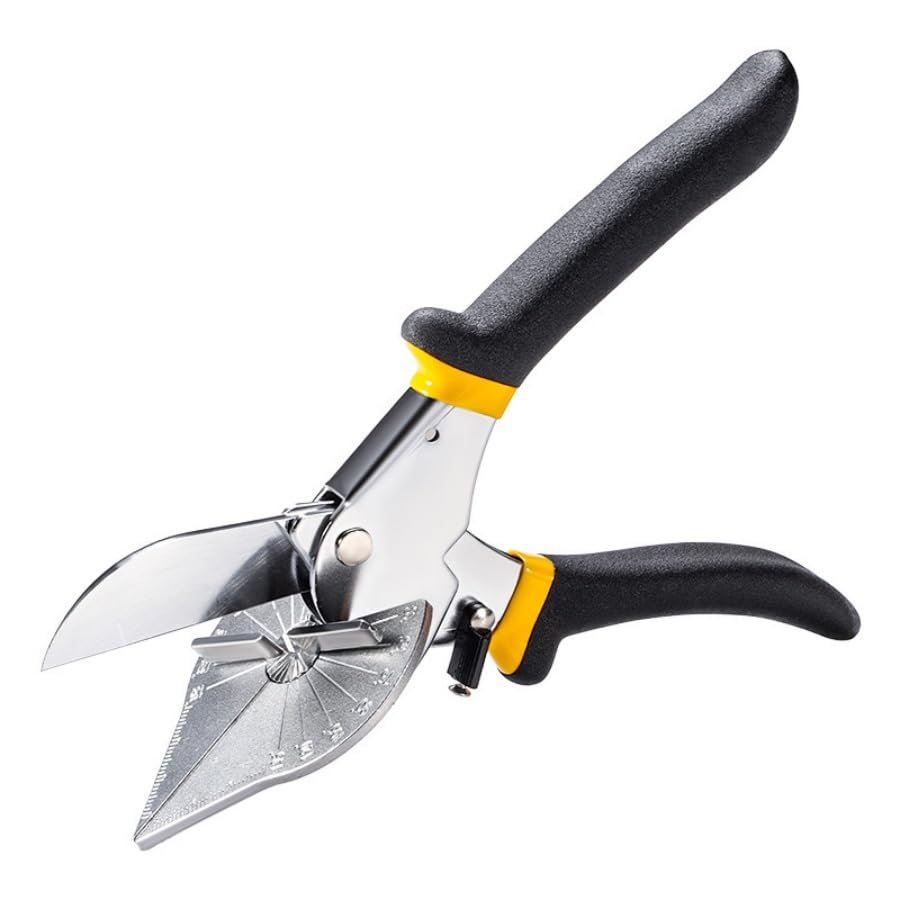 Angle diagonal scissors, right angle aluminum alloy cork knife 45 to 135 degrees multi angle scissors pad shearing machine, used for cutting various materials