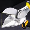 Angle diagonal scissors, right angle aluminum alloy cork knife 45 to 135 degrees multi angle scissors pad shearing machine, used for cutting various materials view 2