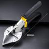 Angle diagonal scissors, right angle aluminum alloy cork knife 45 to 135 degrees multi angle scissors pad shearing machine, used for cutting various materials view 3