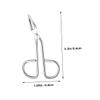 BCOATH 2pcs Stainless Tweezers and Eyebrow Clipper for Grooming Beauty Accessories for Women and Men Easy to Clean and Design view 2