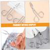 BCOATH 2pcs Stainless Tweezers and Eyebrow Clipper for Grooming Beauty Accessories for Women and Men Easy to Clean and Design view 3