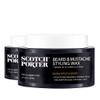 Scotch Porter Beard & Mustache Styling Wax for Men - Medium, Flexible Hold view 1