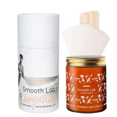 Smooth Lab Sugaring Hair Removal Kit for Men - Body Waxing & Facial Hair Removal with At-Home Sugar Paste