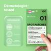 caraseoul Pimple Patches, 2 Size Hydrocolloid Acne Patch for Zits and Blemishes, Bakuchiol & Aloe Vera, Korean Skin Care, Easy to Use  Dermatology Tested view 3