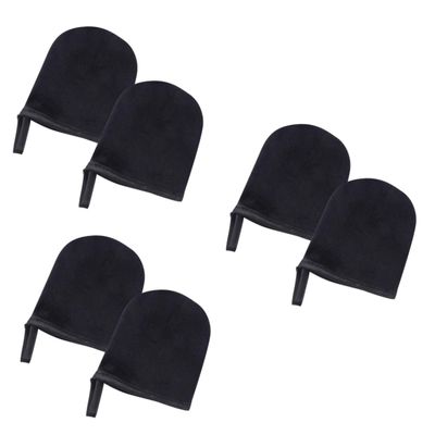 IWOWHERO 6pcs Self Tanning Mitts Microfiber Applicator Mitt Tanning Mousse Applicator Washable