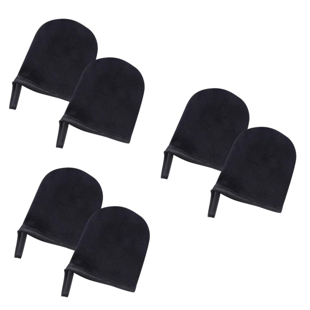 IWOWHERO 6pcs Self Tanning Mitts Microfiber Applicator Mitt Tanning Mousse Applicator Washable