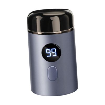 Kokiya Electric Shaver Facial Beard Trimmer Father's Day Gifts Mini Shaver Face Hair Shaver for Car Business Car Use Office Travel, blue