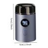 Kokiya Electric Shaver Facial Beard Trimmer Father's Day Gifts Mini Shaver Face Hair Shaver for Car Business Car Use Office Travel, blue view 3