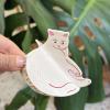 Lick Hair Cat Claw Clips,Cute Cat Hair Jaw Clips,Animal Shape Hair Claw Clips, Acetate Hair Clips for Girls,Small Jaw Barrettes for Women (Lick Hair Cat) view 2