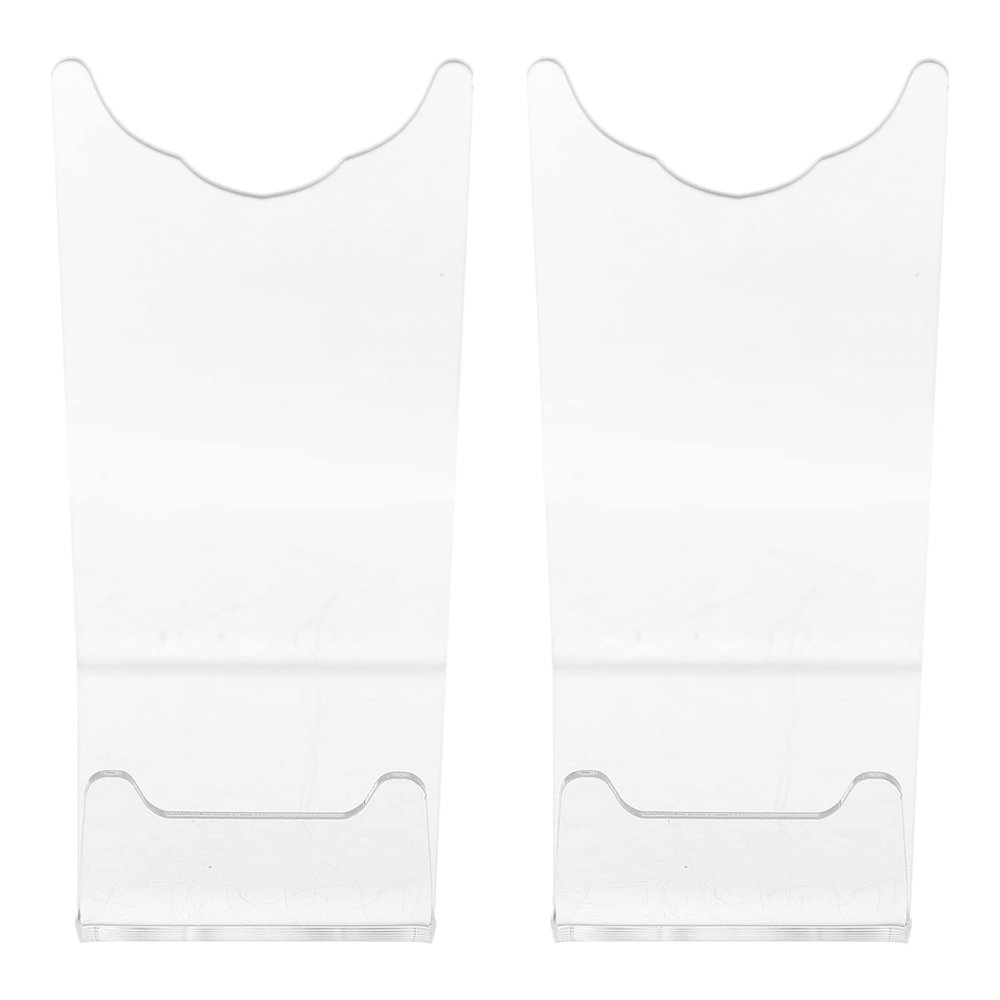 Ipetboom 2pcs Multi-functional Acrylic Beard Knife Stand Display Rack for Shaver Organizer Storage Stand