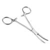 Curved Piercing Pliers Forceps 1pc Reusable Stainless Steel Hemostat Curved Pliers, Fishing Tweezer Hemostats view 1