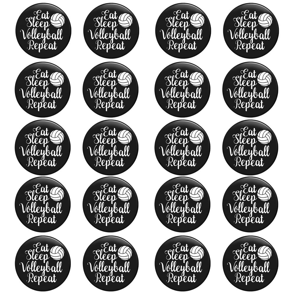 20 Pcs Volleyball Gifts for Teen Girls Bulk Compact Mirror Round Makeup Mirror 2.76 Inch Portable Small Sport Pocket Mirror for Purse Bag Team Women Player Volleyball Accessories Party Supplies