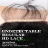 5x5 Closure Deep Wave Regular HD Lace Closure, 200% Density, 12A Brazilian Virgin Human Hair Closure Pre Plucked with Baby Hair Natural Black 16 Inch view 3