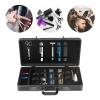 Large Barber Beauty Salon Tool Kits Storage Travel Carry Case Hair Scissors Clippers Trimmer Organizer with an Adjustable Shoulder Strap Barbers Suitcase with 3-Digit Security Number Lock Black view 3